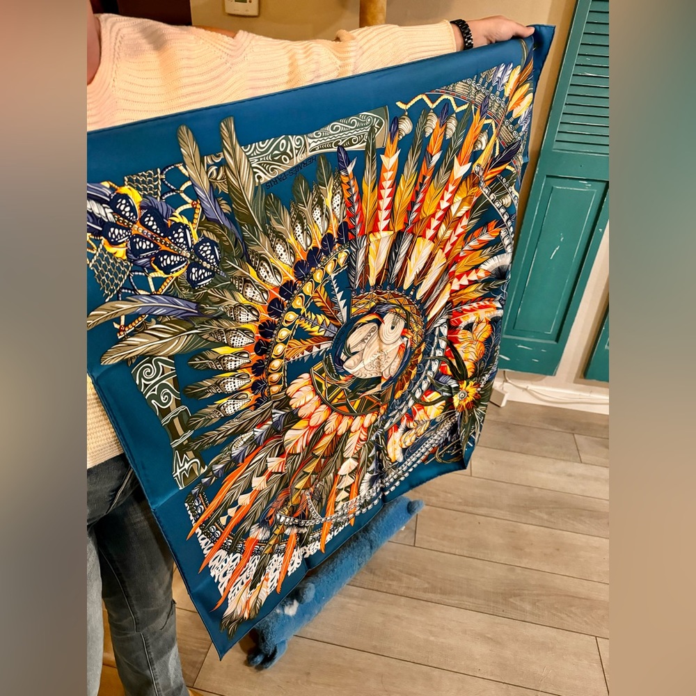 Hermes Danse Pacifique Scarf